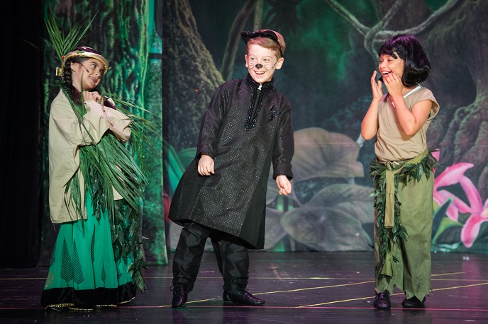 Actors in The Jungle Book Kids costumes
