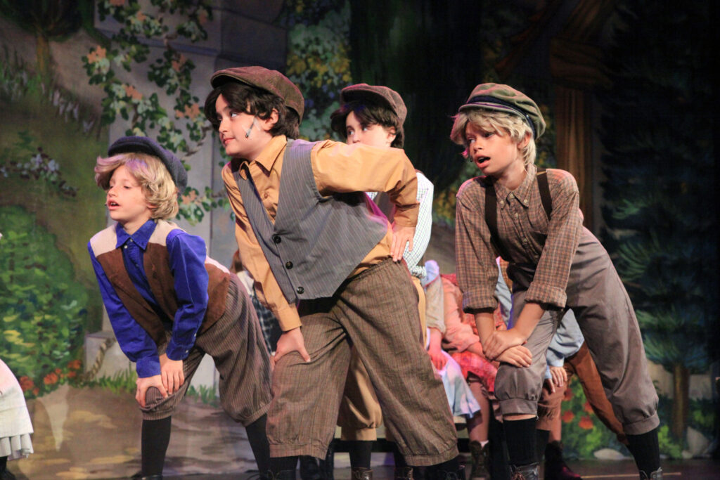 Kids performing Anne of Green Gables