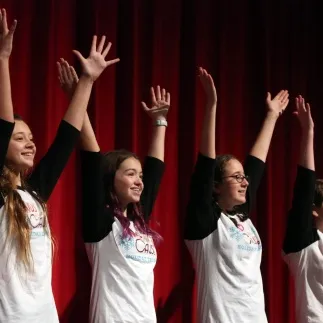 Actors performing in Kids for a Cause.