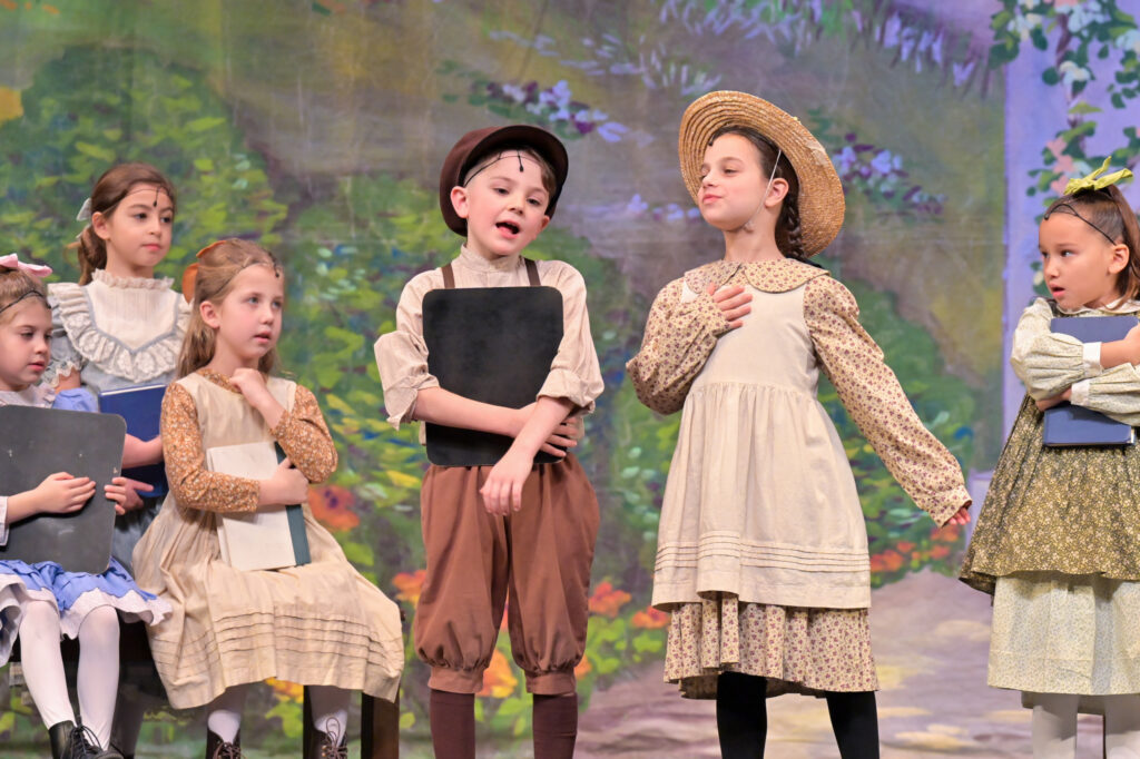 Kids performing Anne of Green Gables