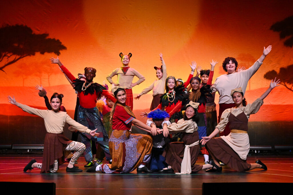 The cast of The Lion King Kids